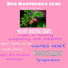 Load image into Gallery viewer, Red Raspberry Leaf Tea