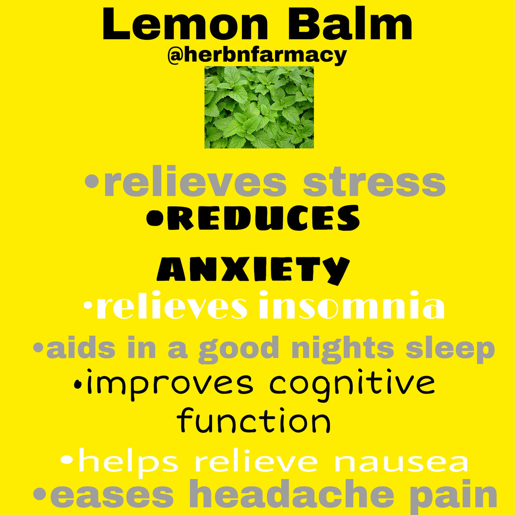 Lemon balm Extract (alcohol-free)